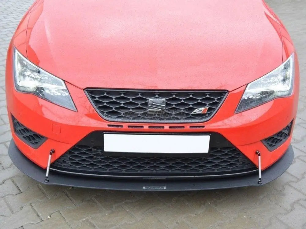 Maxton Design Front Racing Splitter Seat Leon III Cupra FR