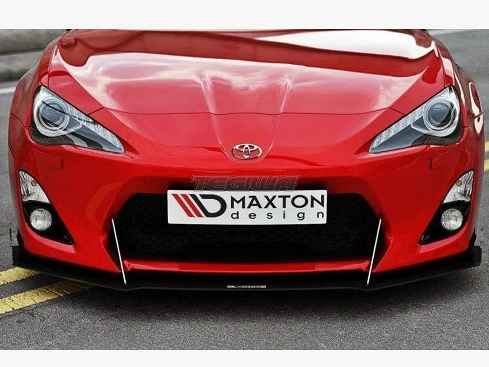 Maxton Design Front Racing Splitter Toyota GT86 With Wings 12-16