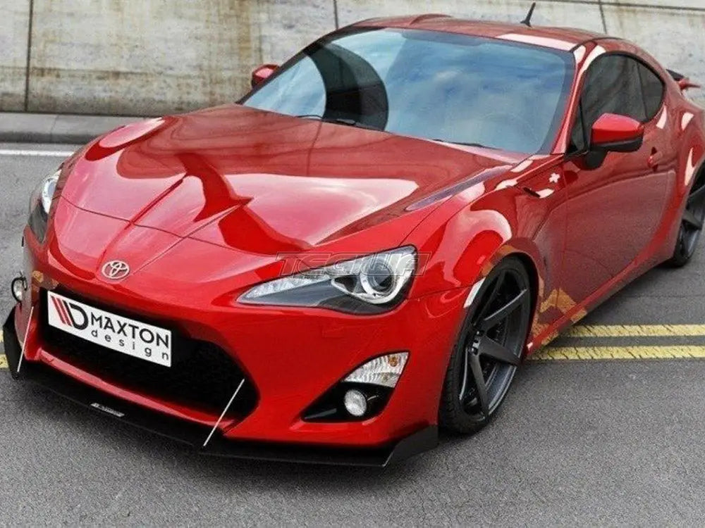 Maxton Design Front Racing Splitter Toyota GT86 With Wings 12-16