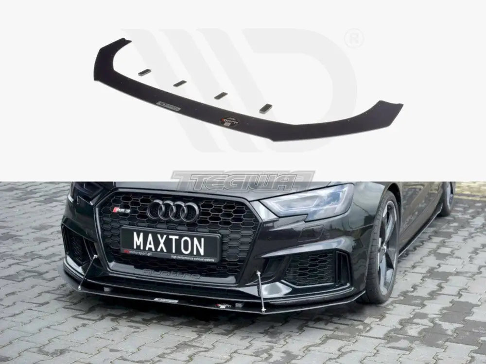 Maxton Design Front Racing Splitter V.1 Audi RS3 8V Facelift Sportback 2017-20