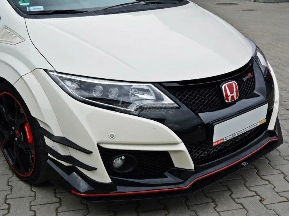 Maxton Design Front Racing Splitter V.1 Honda Civic IX Type R 15-17