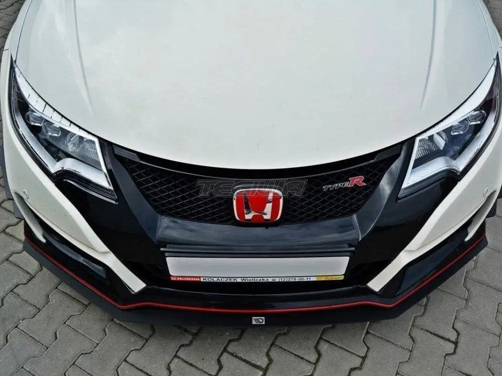 Maxton Design Front Racing Splitter V.1 Honda Civic IX Type R 15-17