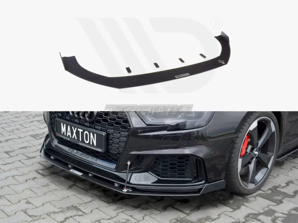 Maxton Design Front Racing Splitter V.2 Audi RS3 8V Facelift Sportback 2017-20