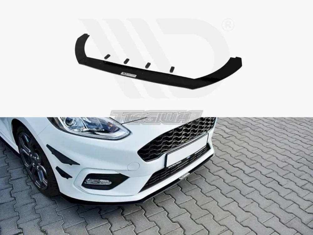 Maxton Design Front Racing Splitter V.2 Fiesta MK8 ST ST-Line 2017-