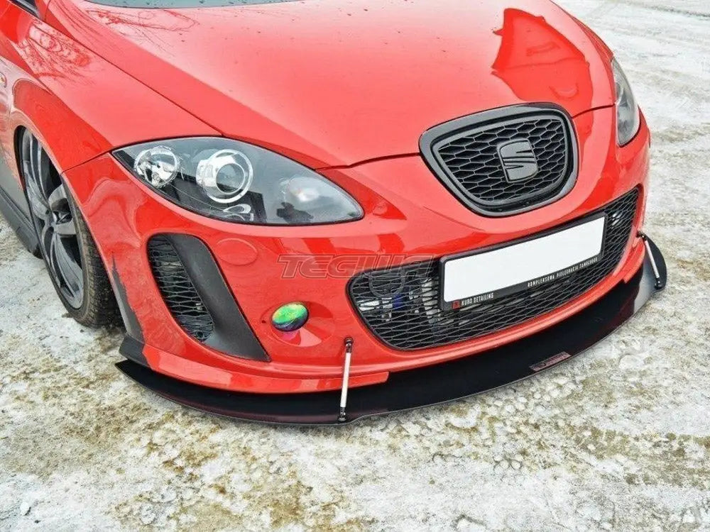 Maxton Design Front Racing Splitter V.2 Seat Leon MK2 MS Design