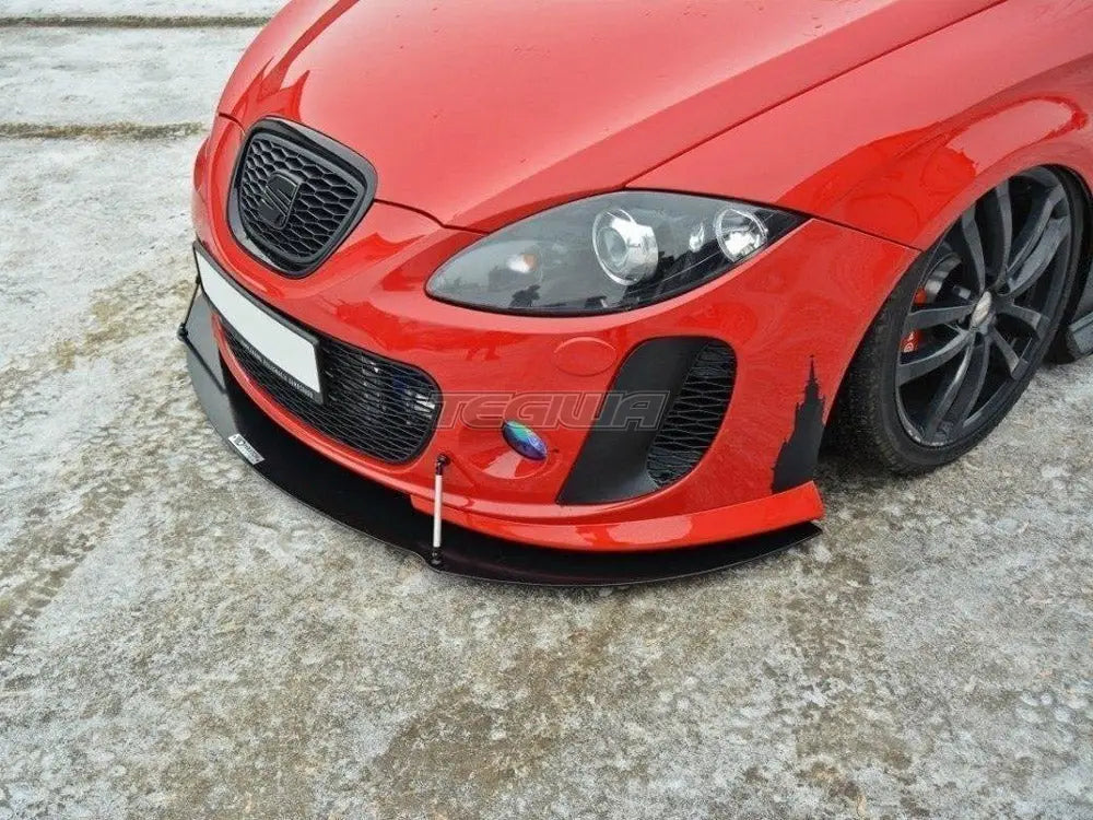 Maxton Design Front Racing Splitter V.2 Seat Leon MK2 MS Design