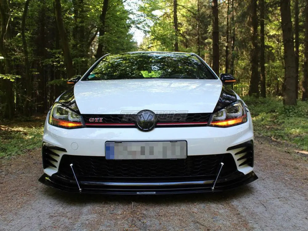 Maxton Design Front Racing Splitter Volkswagen Golf MK7 GTI Clubsport 16-17