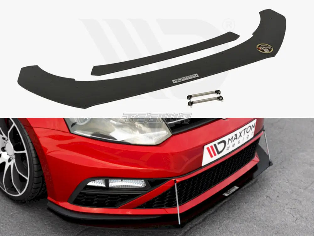 Maxton Design Front Racing Splitter Volkswagen Polo MK5 GTI Facelift 15-17