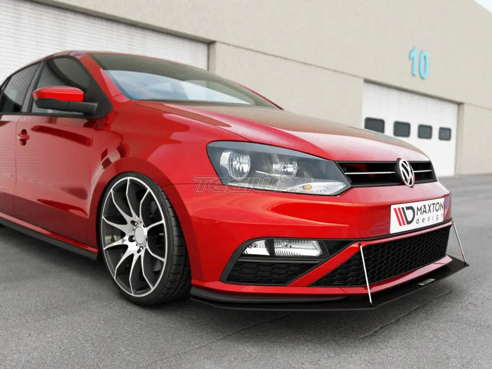 Maxton Design Front Racing Splitter Volkswagen Polo MK5 GTI Facelift 15-17