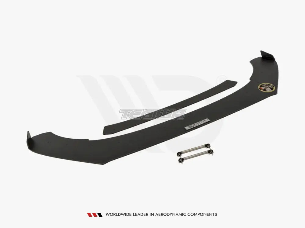 Maxton Design Front Racing Splitter Volkswagen Polo MK5 GTI Facelift With Wings 15-17