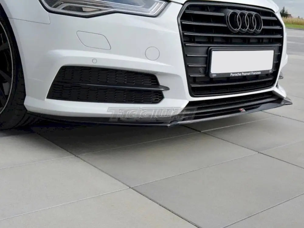 Maxton Design Front Splitter Audi A6 C7 S-line S6 C7 Facelift 14-18