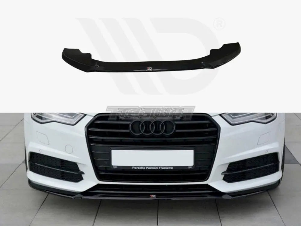 Maxton Design Front Splitter Audi A6 C7 S-line S6 C7 Facelift 14-18