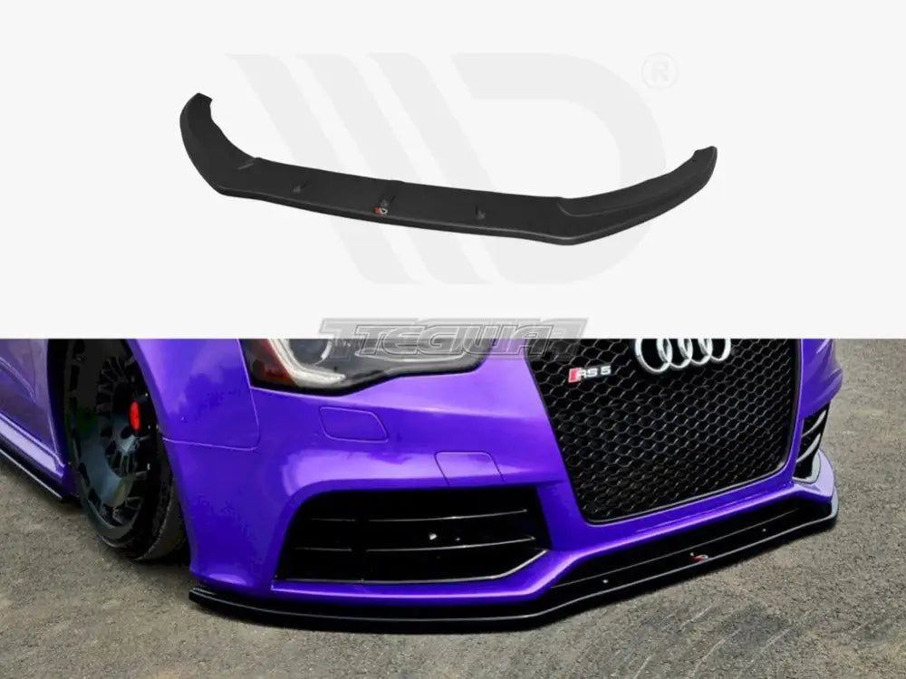 Maxton Design Front Splitter Audi RS5 8T 8T FL 01-16