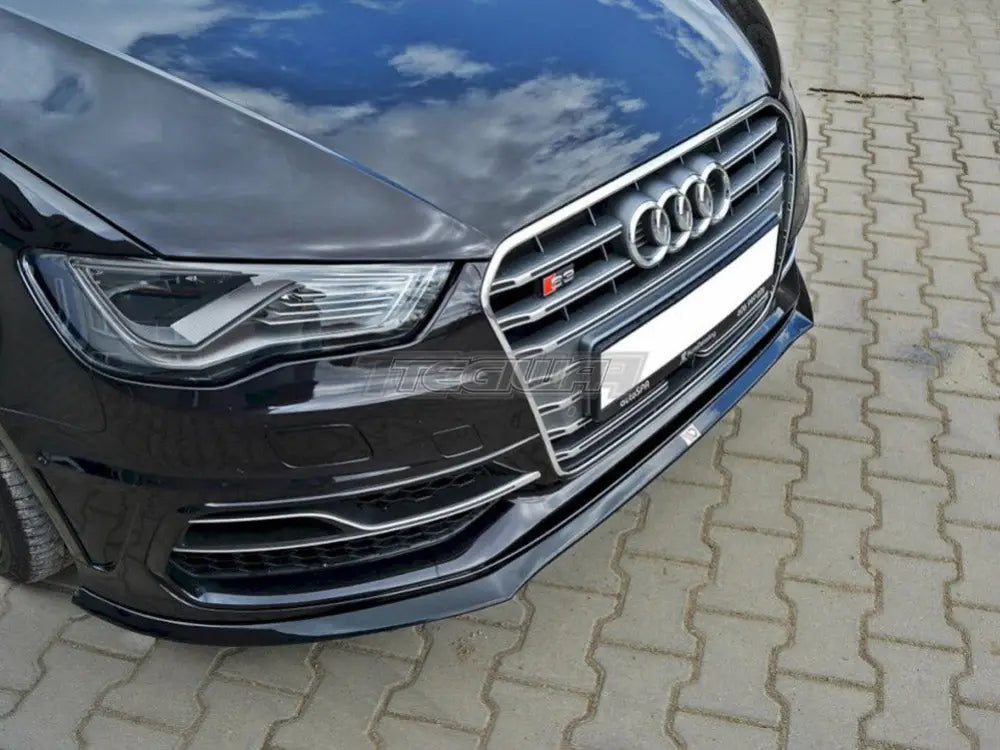 Maxton Design Front Splitter Audi S3 Sportback Audi A3 8V Sline Sportback 13-16