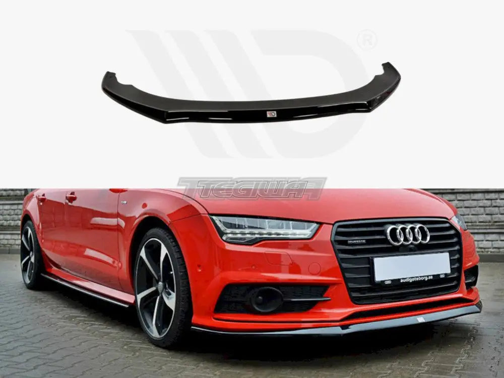 Maxton Design Front Splitter Audi S7 A7 S-line C7 FL 10-14