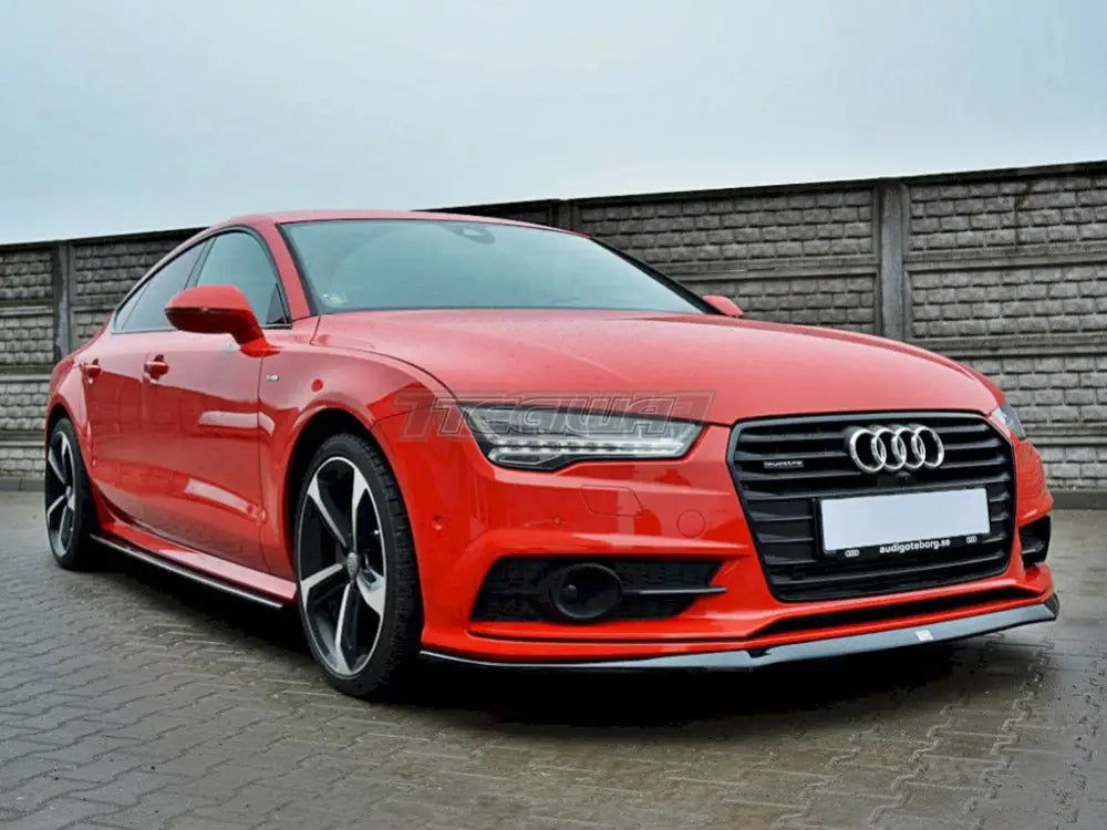 Maxton Design Front Splitter Audi S7 A7 S-line C7 FL 10-14