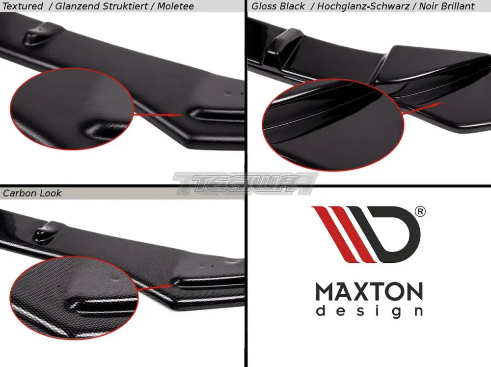 Maxton Design Front Splitter Audi TT MK2 For Standard Bumper 06-14