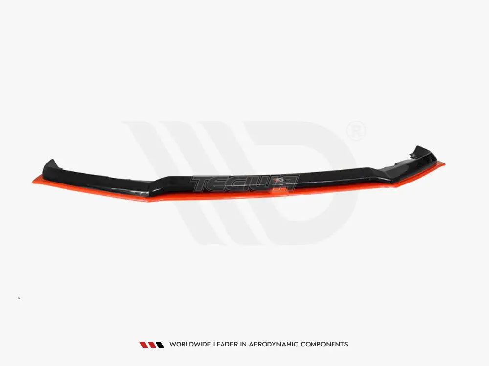 Maxton Design Front Splitter Black & Red V.5 Subaru BRZ Facelift 17-20