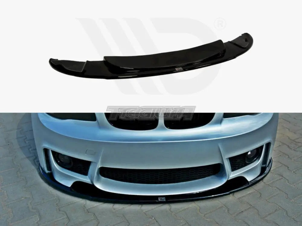 Maxton Design Front Splitter BMW 1-Series E87 M-design 09-08