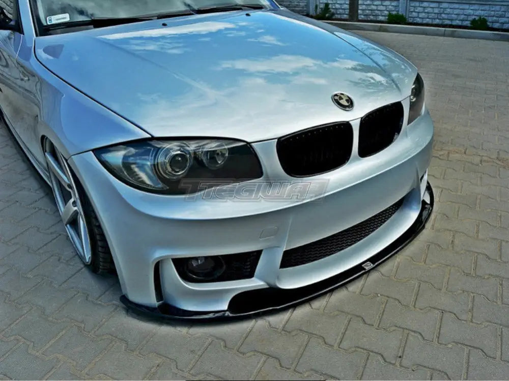 Maxton Design Front Splitter BMW 1-Series E87 M-design 09-08