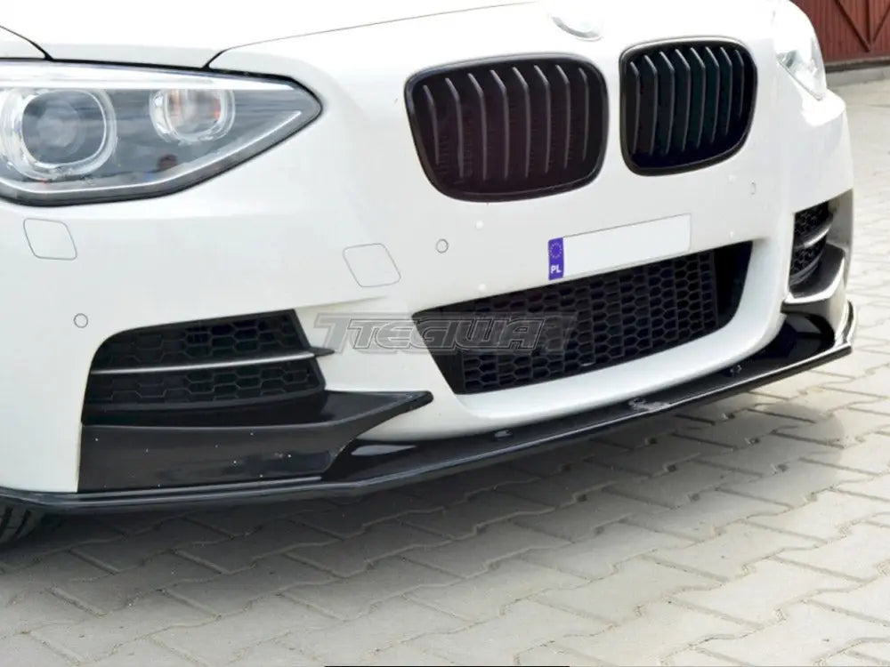 Maxton Design Front Splitter BMW 1-Series F20 F21 M-power Preface 2011 - 2015