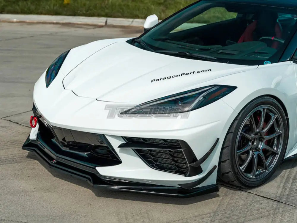 Maxton Design Front Splitter Chevrolet Corvette C8 2020-