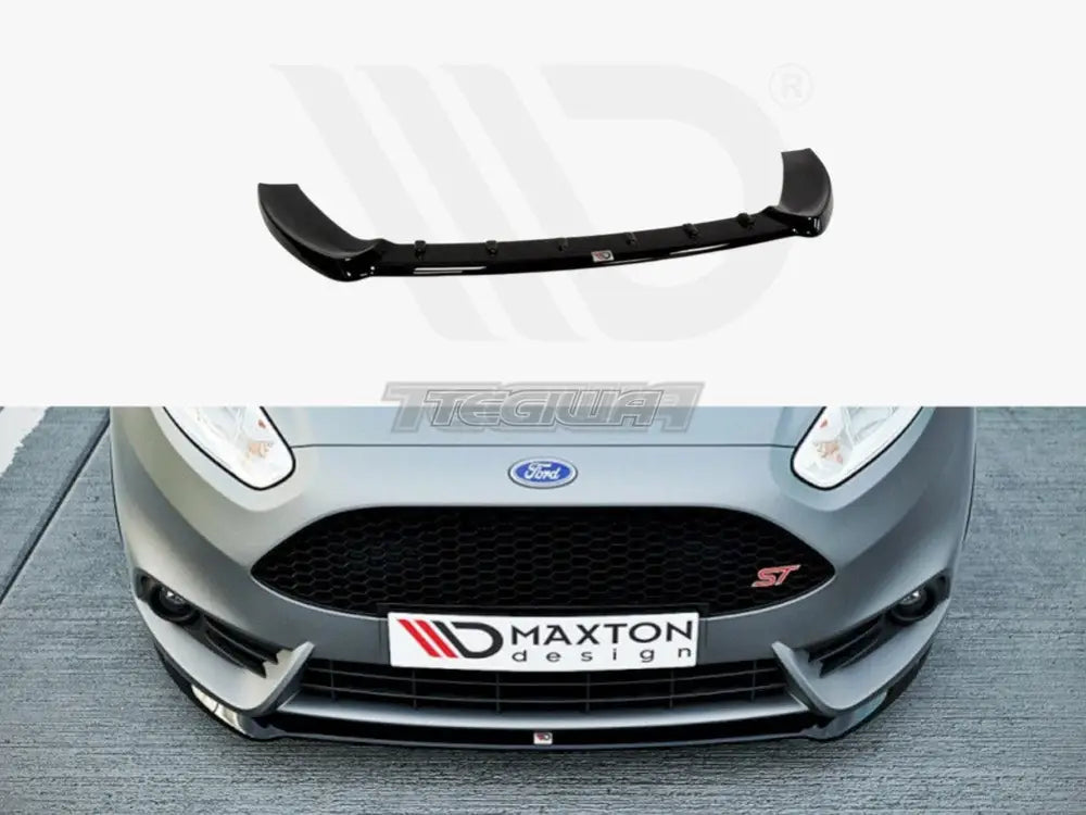 Maxton Design Front Splitter Cupra Fiesta MK7 ST Facelift 2013-17