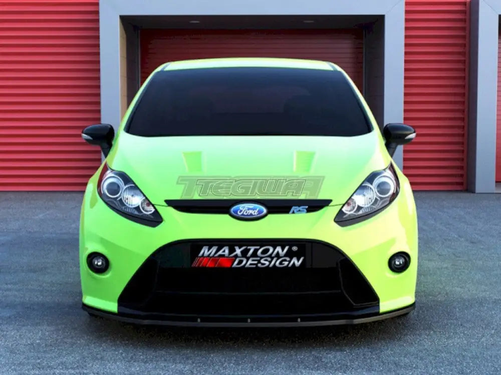 Maxton Design Front Splitter Ford Fiesta MK7 For RS Style Bumper