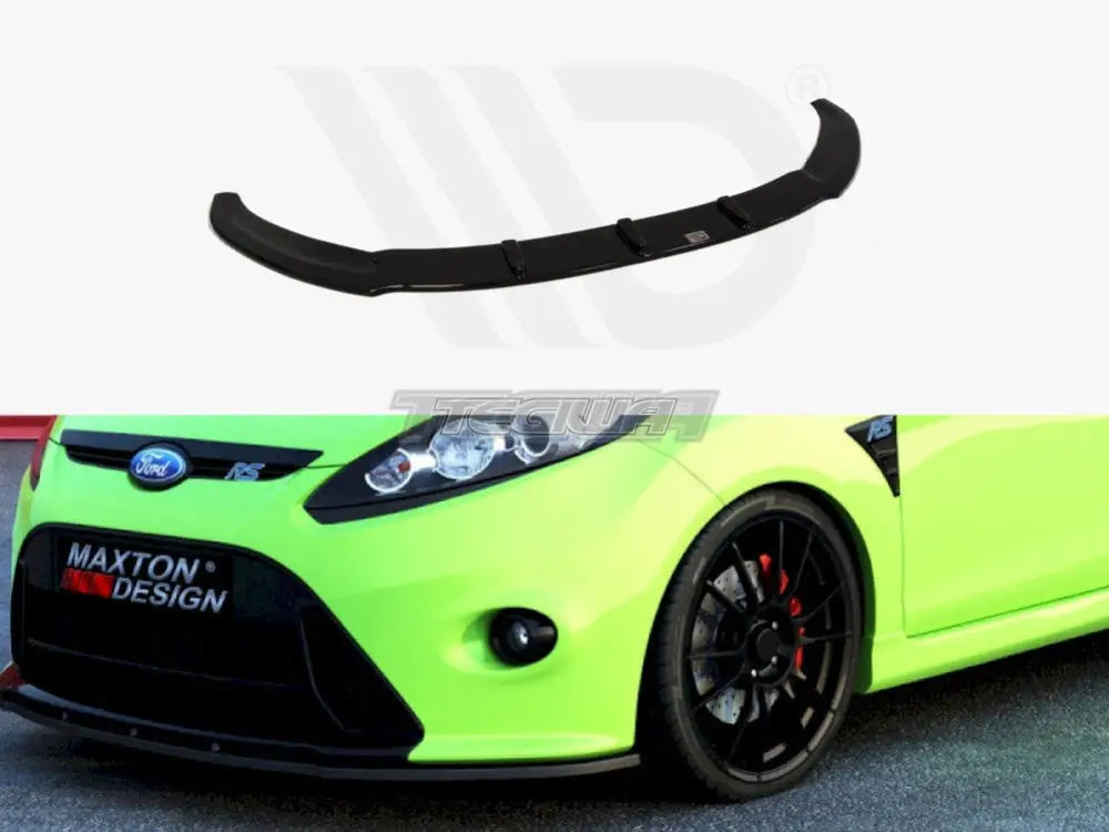 Maxton Design Front Splitter Ford Fiesta MK7 For RS Style Bumper