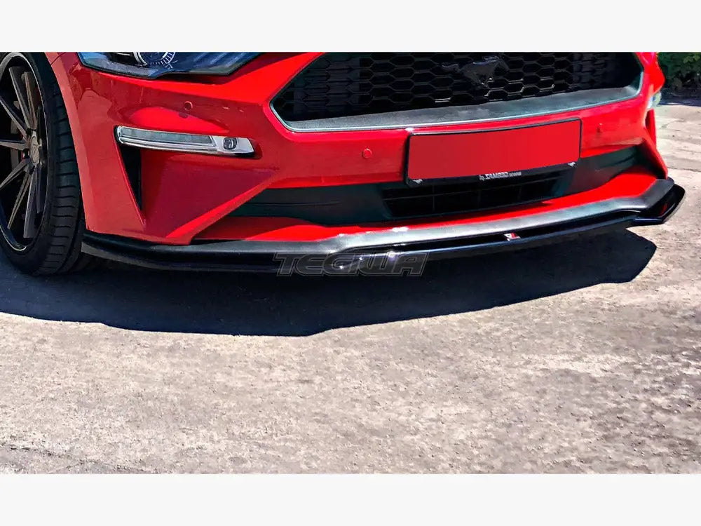 Maxton Design Front Splitter Ford Mustang MK6 Facelift 2018-