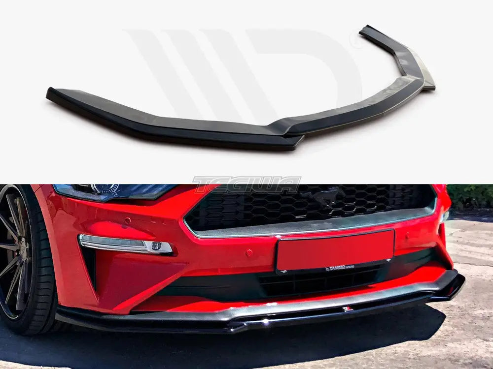 Maxton Design Front Splitter Ford Mustang MK6 Facelift 2018-