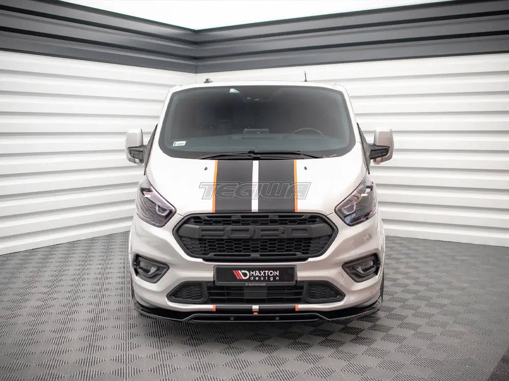 Maxton Design Front Splitter Ford Transit Custom ST-Line Mk1 Facelift