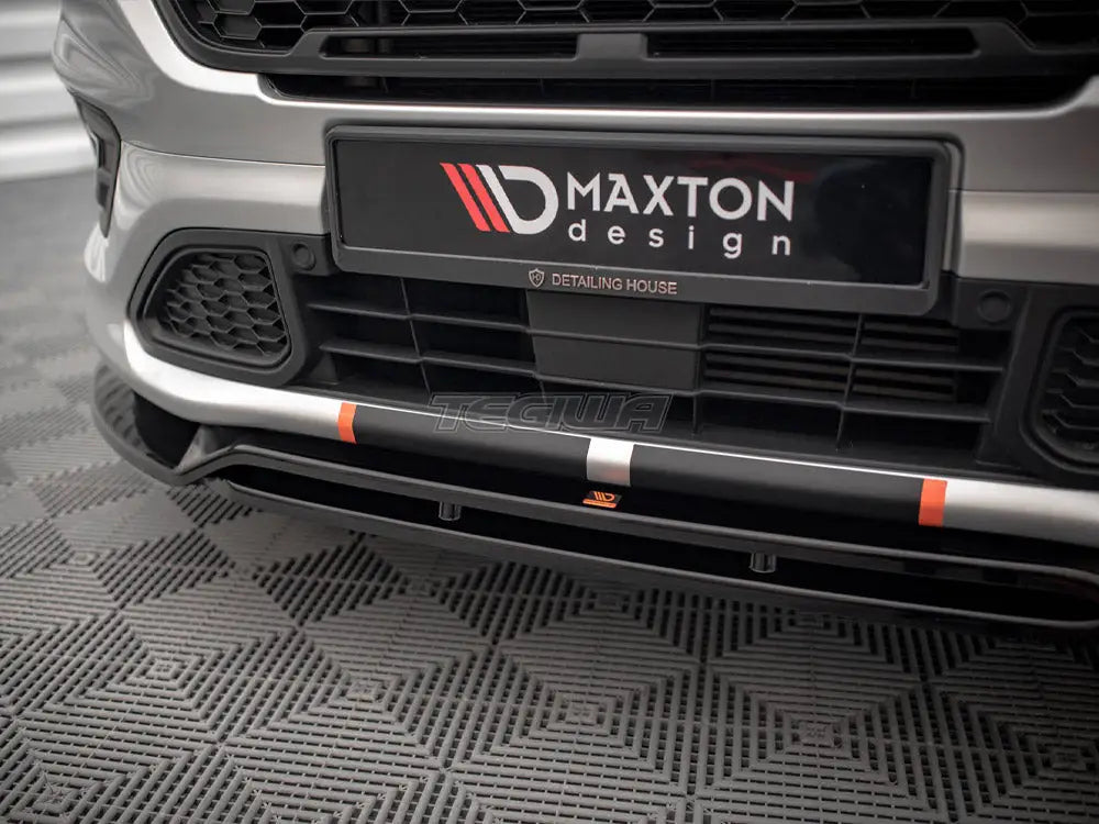 Maxton Design Front Splitter Ford Transit Custom ST-Line Mk1 Facelift