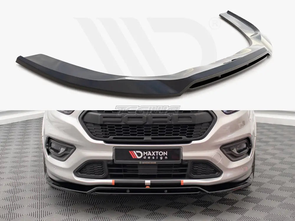 Maxton Design Front Splitter Ford Transit Custom ST-Line Mk1 Facelift