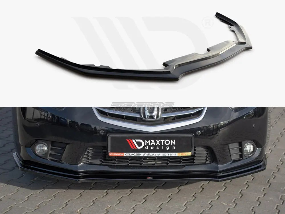 Maxton Design Front Splitter Honda Accord MK8 Facelift CU Series 01-15