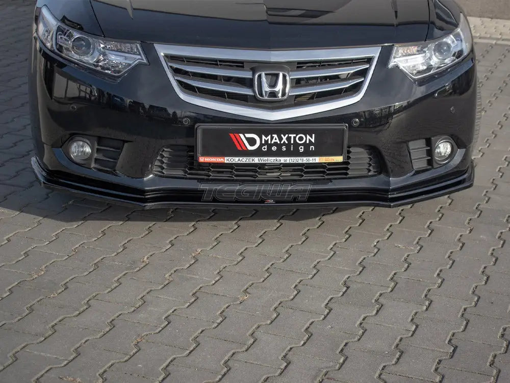 Maxton Design Front Splitter Honda Accord MK8 Facelift CU Series 01-15