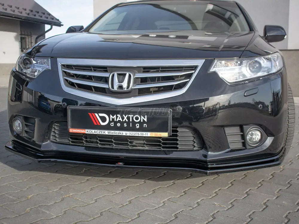 Maxton Design Front Splitter Honda Accord MK8 Facelift CU Series 01-15