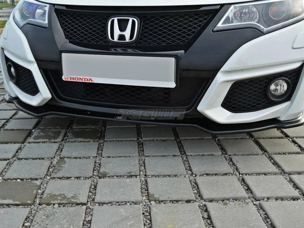 Maxton Design Front Splitter Honda Civic MK9 Facelift 15-17