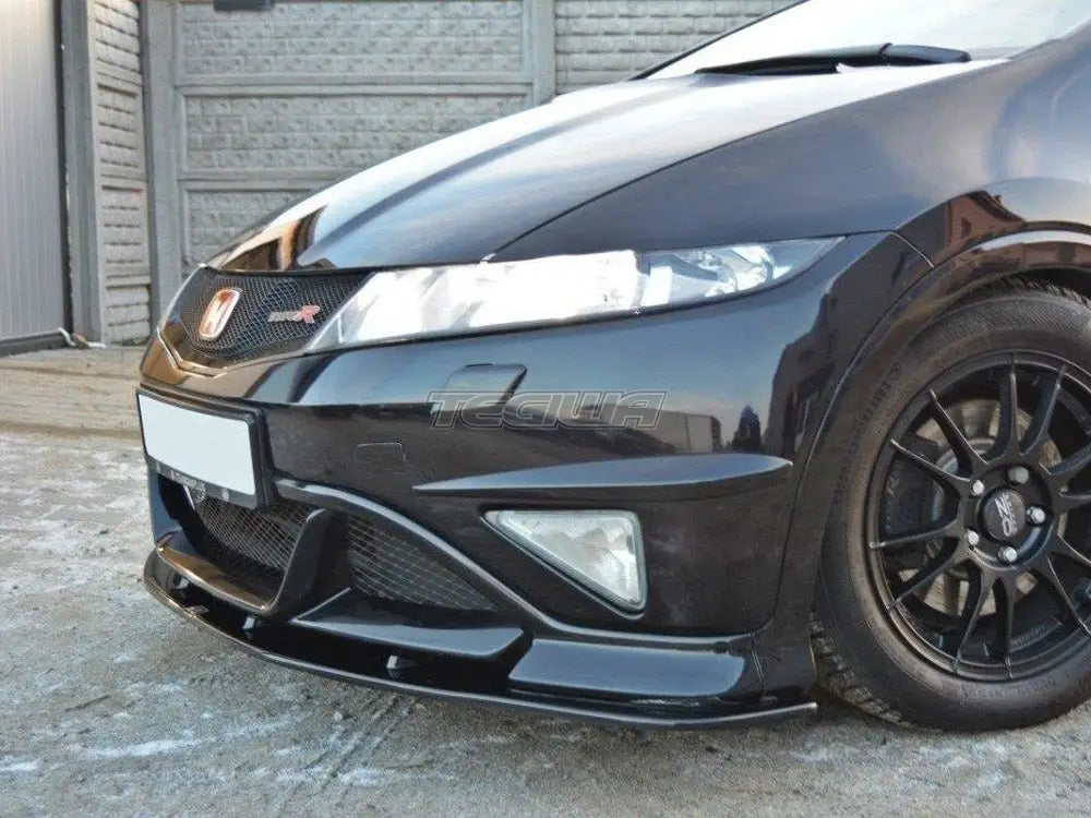 Maxton Design Front Splitter Honda Civic VIII Type R GP 07-10