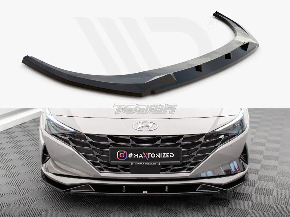 Maxton Design Front Splitter Hyundai Elantra Mk7