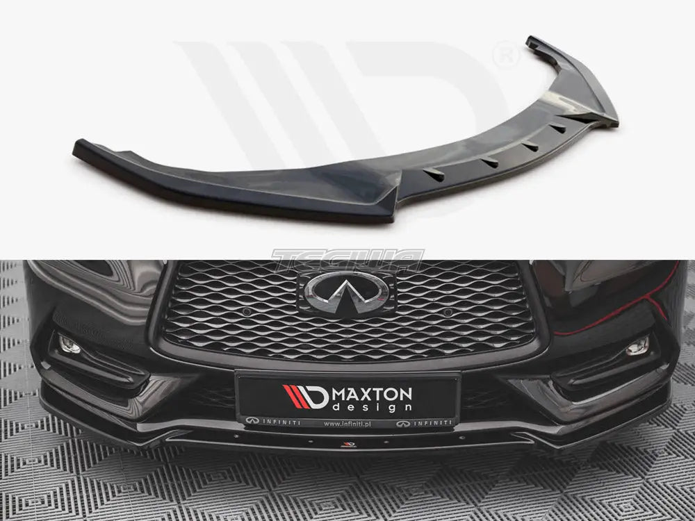 Maxton Design Front Splitter Infiniti Q60 S MK2 2017-