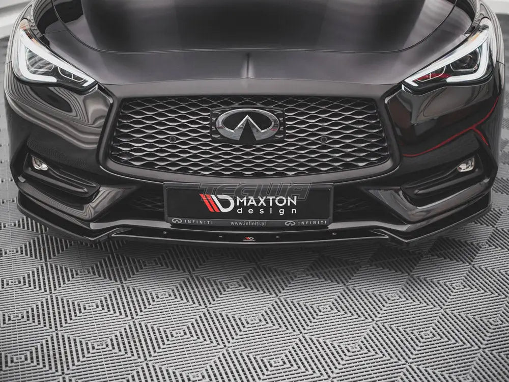 Maxton Design Front Splitter Infiniti Q60 S MK2 2017-