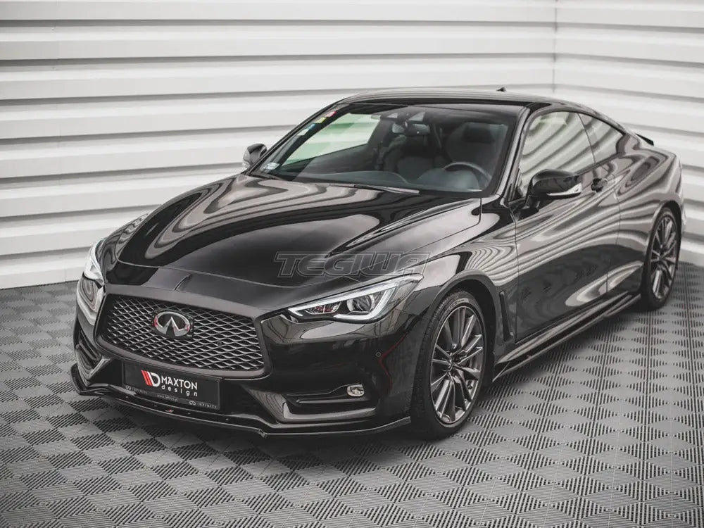 Maxton Design Front Splitter Infiniti Q60 S MK2 2017-