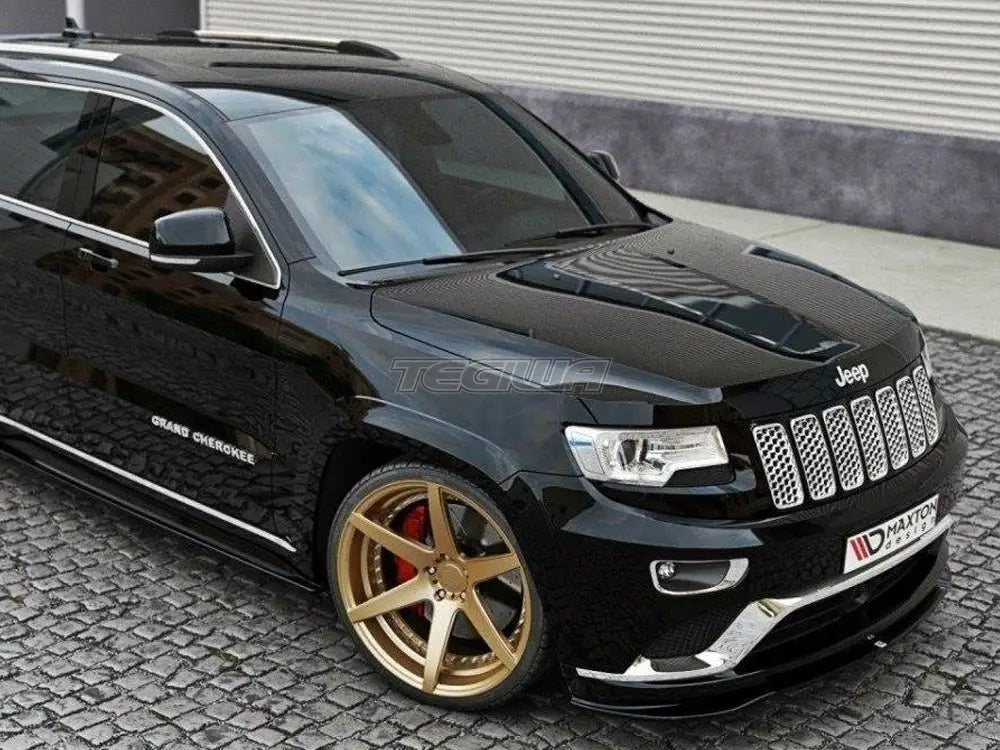 Maxton Design Front Splitter JEEP Grand Cherokee WK2 Summit Facelift 2014-