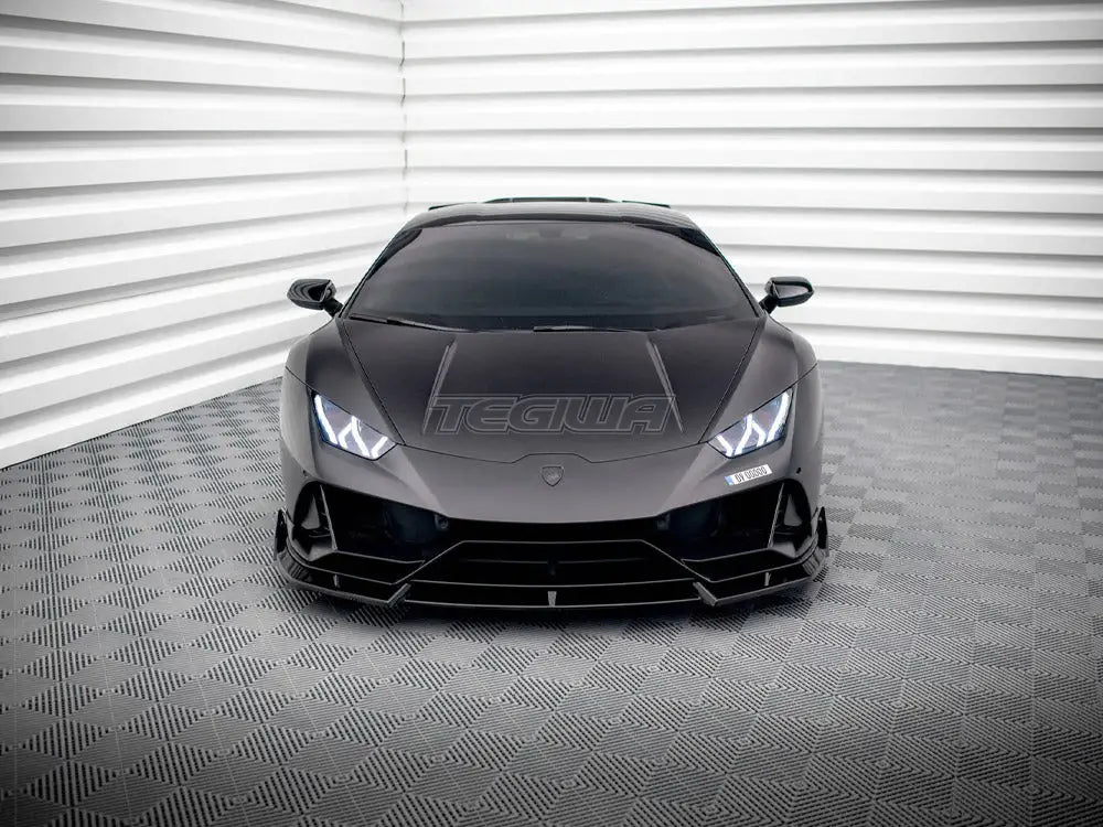 Maxton Design Front Splitter Lamborghini Huracan EVO 2020-