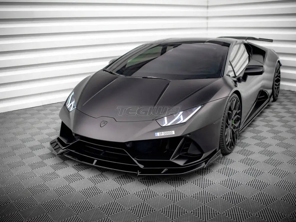 Maxton Design Front Splitter Lamborghini Huracan EVO 2020-