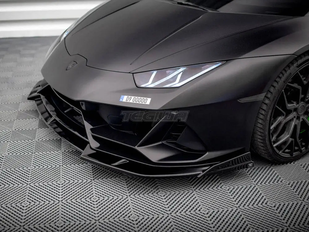 Maxton Design Front Splitter Lamborghini Huracan EVO 2020-