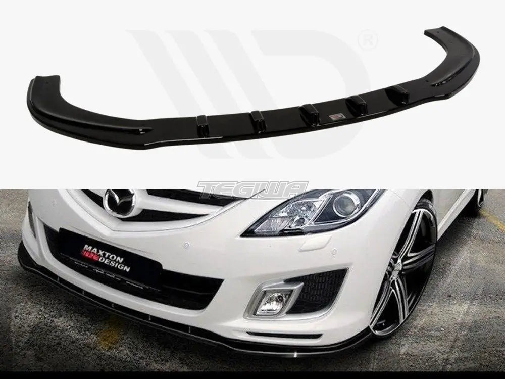 Maxton Design Front Splitter Mazda 6 MK2 For Dynamic Sport Version 08-10