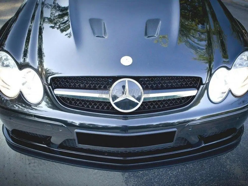 Maxton Design Front Splitter Mercedes CLK W209 Black SL Black Series Style