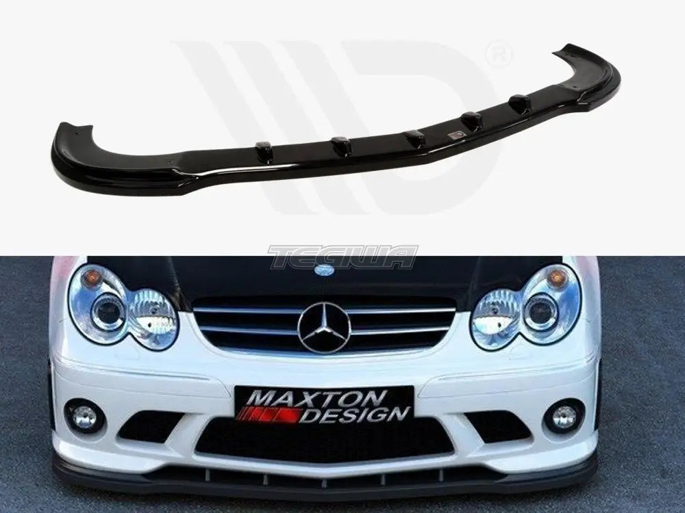 Maxton Design Front Splitter Mercedes CLK W209 For ME-CLK-209-AMG204-F1 Bumper